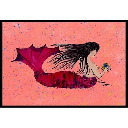 Carolines Treasures 8338-MAT 18 X 27 In. Mermaid Indoor Outdoor Doormat